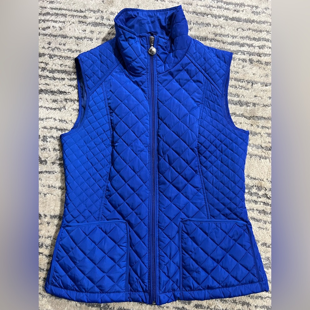 Women's Calvin Klein Quilted Blue Vest